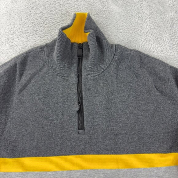 DKNY Men's Size Medium 1/4 Zip 100% Cotton Embroidered Made in China - Picture 10 of 15